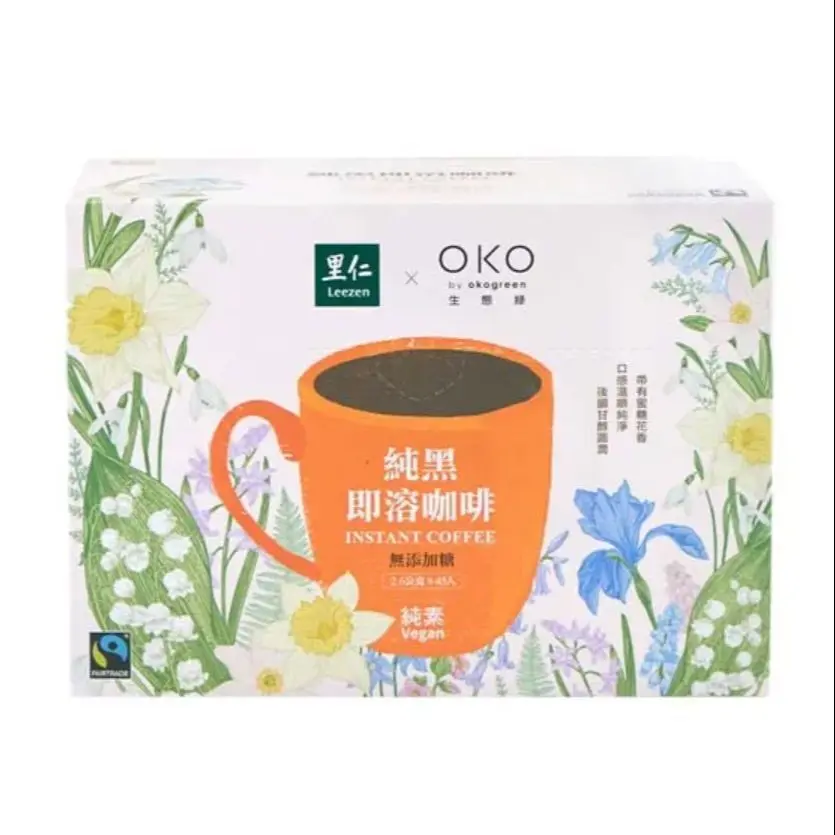 [LEEZEN] Fair Trade Instant Coffee (2.6g x 45)