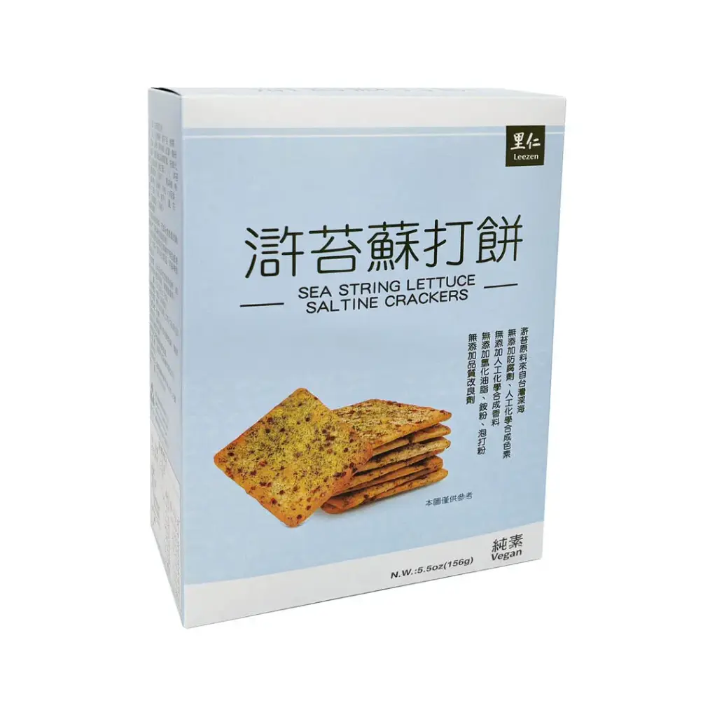 [LEEZEN] Sea String Lettuce Saltine Crackers (13g x 12 pkt)